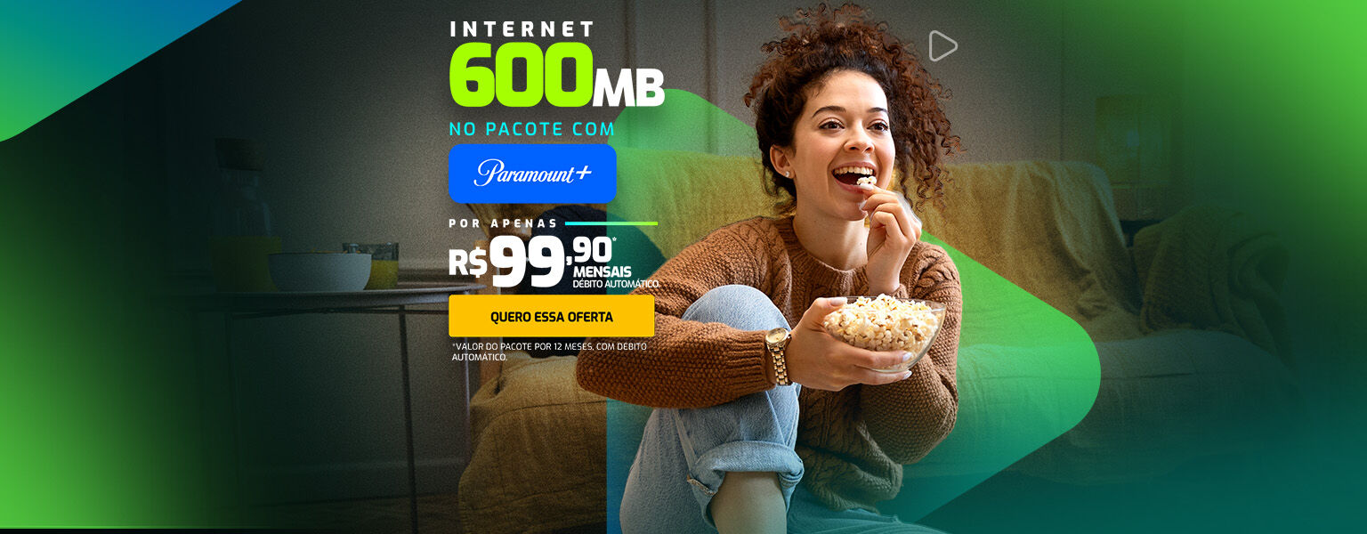600MB + PARAMOUNT = 99,90 CUPOM