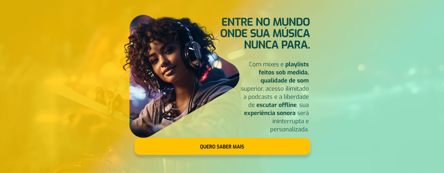 Deezer: Entre no mundo onde sua música nunca para.