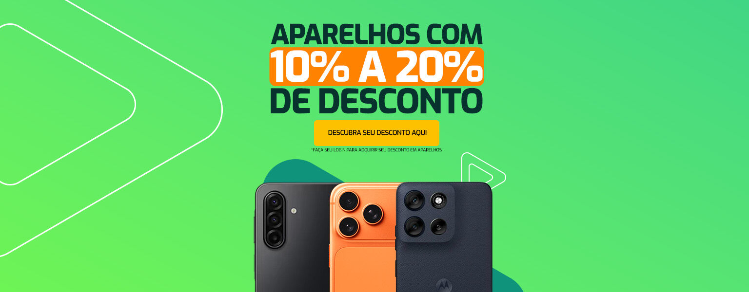 DESCONTO EM APARELHOS